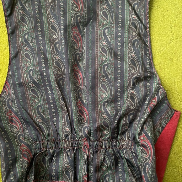 Hippie Boho leather Vest - Picture 2 of 4